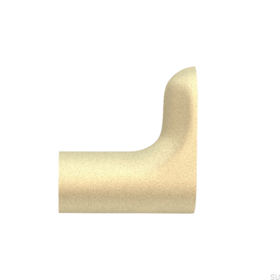 Colgador de pared TS 1: 2 Latón Arenado (2 piezas)