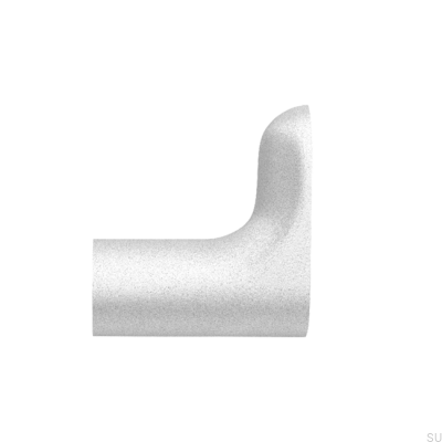 Colgador de pared TS 1: 2 Cromo arenado (2 piezas)