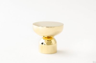 Pomo para mueble Kokeshi 3032, latón pulido, sin barnizar