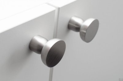 Kokeshi 3032 Pomo para muebles de acero cepillado