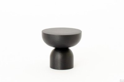 Kokeshi 3032 Pomo para muebles de aluminio negro