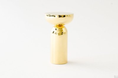 Colgador de pared Kokeshi 3052, latón pulido, sin pintar
