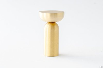 Colgador de pared Kokeshi 3052, latón cepillado, sin pintar