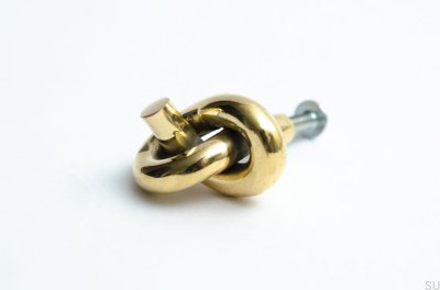 Pomo para mueble Knot 35 Latón Pulido Sin Pintar