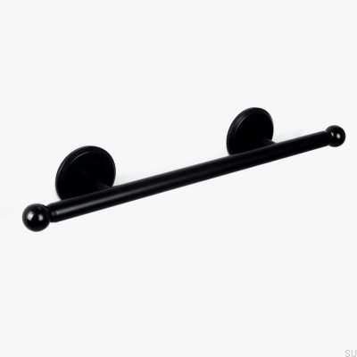 Tirador para mueble circular Kirke Rail 160 Metal Negro