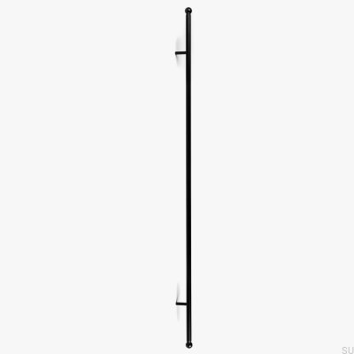 Tirador para mueble alargado Kirke Railing 700 Metal Negro