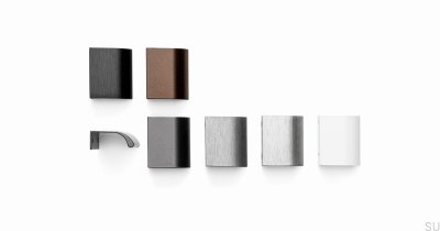 Tirador para muebles Ona 32 Edge anodizado cepillado gris