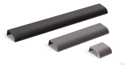 Tirador para mueble Edge She 1440 Plata Metálica