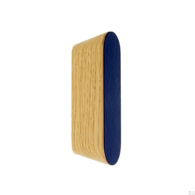 Tirador para mueble Solo Blue 60 Esmaltado Azul - Óleo Incoloro Semimate