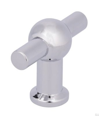 Pomo para mueble T-Bar 2011-50 Cromo brillo