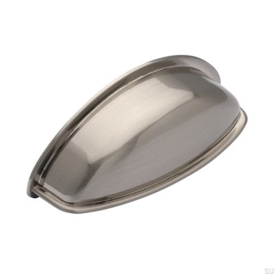 Tirador para mueble Shell 1003 Plata Cepillado