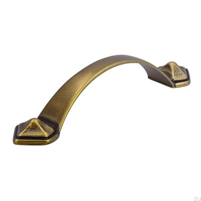 Tirador para mueble alargado 1323 96 Bronce Antiguo