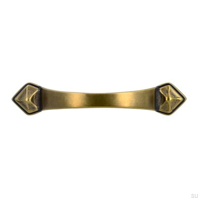 Tirador para mueble alargado 1323 96 Bronce Antiguo