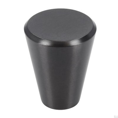 Pomo para mueble 1403 20 Antracita Cepillado