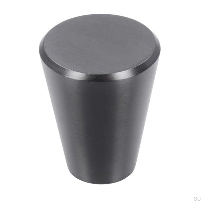 Pomo para mueble 1403 24 Antracita Cepillado