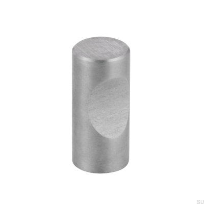 Pomo para mueble 1404 10 Acero cepillado