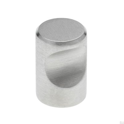 Pomo para mueble 1404 15 Acero cepillado
