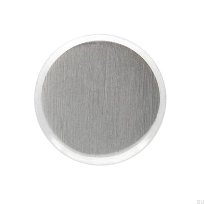 Pomo para mueble 1404 15 Acero cepillado