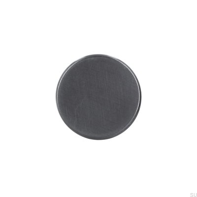 Pomo para mueble 1404 18 Antracita Cepillado