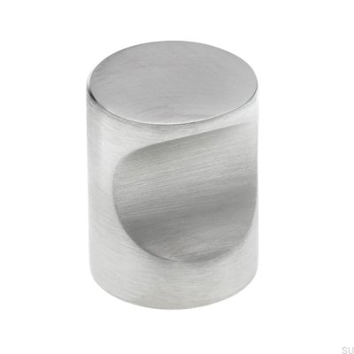 Pomo para mueble 1404 21 Acero cepillado