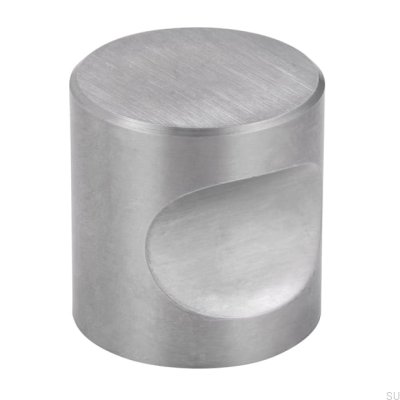 Pomo para mueble 1404 30 Acero cepillado