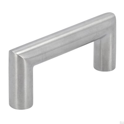 Tirador para mueble alargado 1406 64 Acero cepillado
