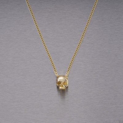 Collar Calavera Travis Barker Oro