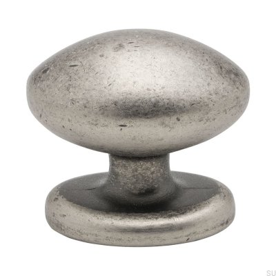 Pomo para muebles 2538 Plata envejecida