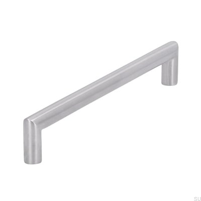 Tirador para mueble alargado 1406 192 Acero cepillado