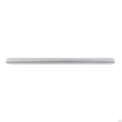 Tirador para mueble alargado 1406 192 Acero cepillado