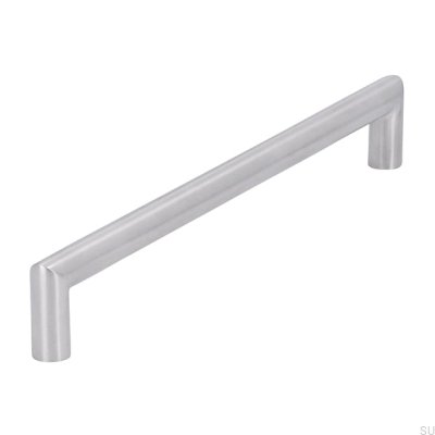 Tirador para mueble alargado 1406 224 Acero cepillado