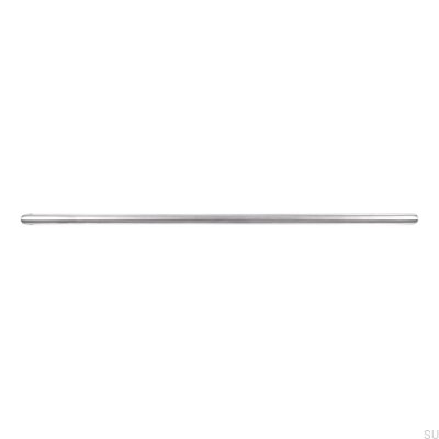 Tirador para mueble alargado 1406 480 Acero cepillado