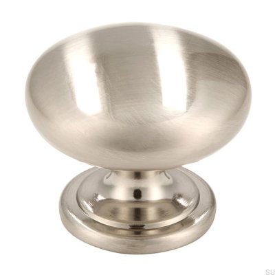Pomo para mueble 1533 Plata Cepillado