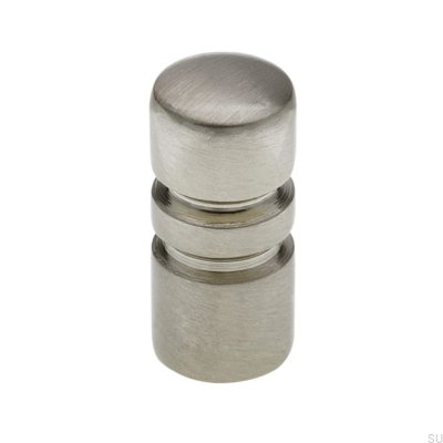 Pomo para mueble 1576 Plata Cepillado