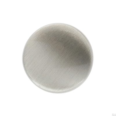 Pomo para mueble 1576 Plata Cepillado