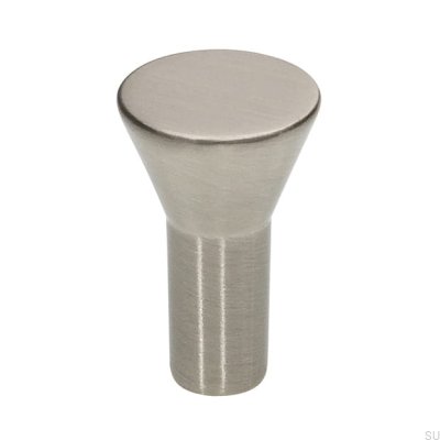 Pomo para mueble 1581 Plata Cepillado