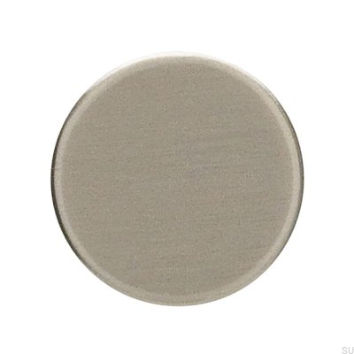 Pomo para mueble 1581 Plata Cepillado