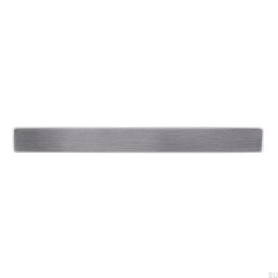 Tirador para mueble alargado 1585 128 Acero cepillado