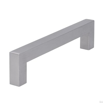 Tirador para mueble alargado 1585 160 Acero cepillado