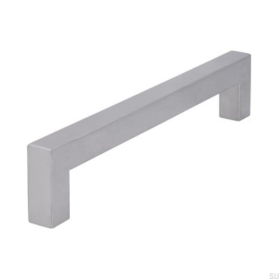 Tirador para mueble alargado 1585 192 Acero cepillado