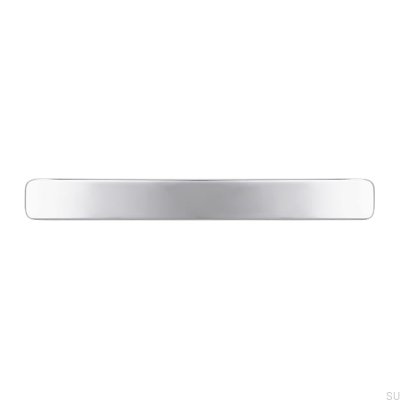 Tirador para mueble alargado 1666 128 Cromo brillo
