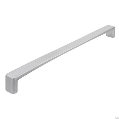 Tirador para mueble alargado 1666 224 Aluminio Cepillado
