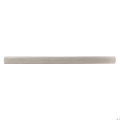 Tirador para mueble alargado 1666 224 Plata Cepillado