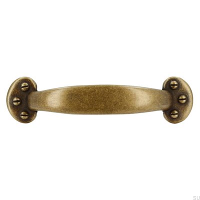 Tirador para mueble alargado 1681 96 Bronce Antiguo