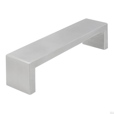 Tirador para mueble alargado 1739 160 Acero cepillado