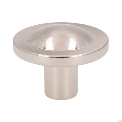 Pomo para mueble 1746 40 Plata Cepillado