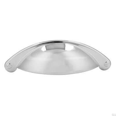Tirador para mueble Shell 1761 64 Cromo brillo
