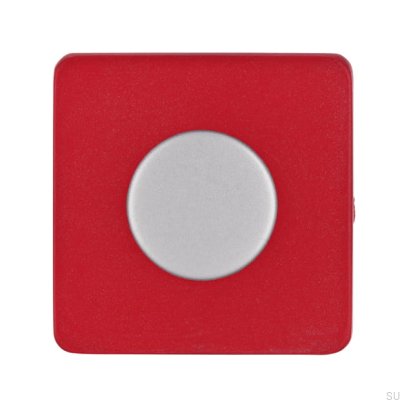 Pomo para mueble SM8118I Plastico Rojo