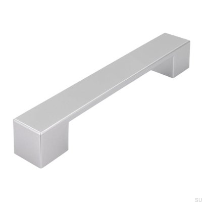 Tirador para mueble alargado SM8004 128 Plástico Plata