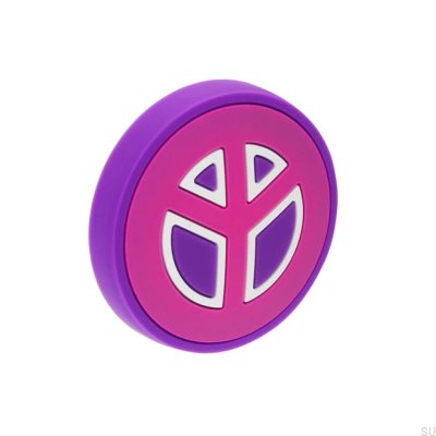 Pomo para mueble H235 Goma Rosa